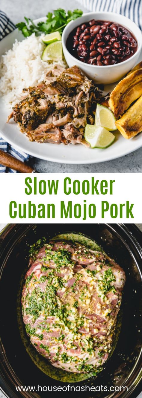 Mojo Pork Sandwich, Cuban Pork Mojo, Crock Pot Cuban Pork, Pork Mojo Slow Cooker, Slow Cooker Mojo Pork, Cuban Crockpot Recipes, Cuban Pork Roast Crockpot, Crockpot Mojo Pork, Slow Cooker Cuban Mojo Pork