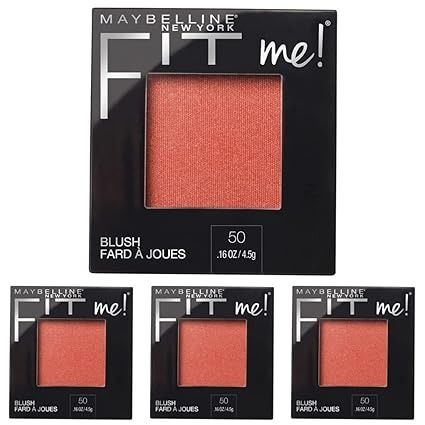 Amazon.com : Maybelline Fit Me Blush, Lightweight, Smooth, Blendable, Long-lasting All-Day Face Enhancing Makeup Color, Wine, 1 Count (Pack of 4) : Beauty & Personal Care Maybe Line Fit Me Powder, Maybelline Fit Me Powder Shades, Pink For Me Maybelline, Maybelline Pink For Me, Enhancing Makeup, Fit Me Blush, Maybelline Fit Me Blush, Face Powder, Colorful Makeup