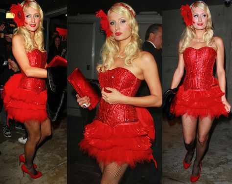 Paris Hilton's 30th birthday party dress Rouge Outfits, Moulin Rouge Outfits, Burlesque Outfit, Luxurious Dress, Black Tie Party, Luxurious Dresses, Theme Dress, 30th Birthday Parties, Holiday Party Dresses