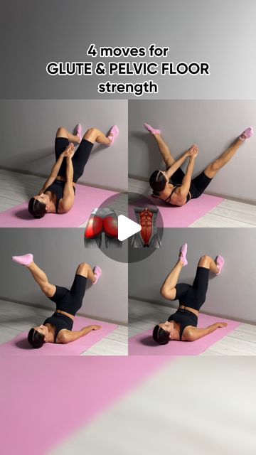 Wall Glute Workout, Wall Yoga Exercises, Wall Exercises For Women, Olesia Shevchuk, Wall Exercises, Wall Yoga, Belly Workout Challenge, Lower Belly Workout, Wall Workout