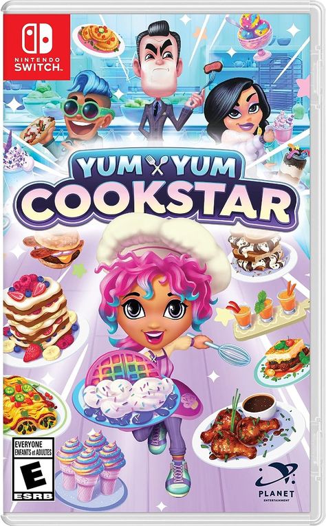 Yum Yum Cookstar – Nintendo Switch Unicorn Food, Rainbow Waffles, Cooking Competition, Cooking Challenge, Switch Games, Unicorn Foods, Video Games Nintendo, Video Games Playstation, Cooking Games