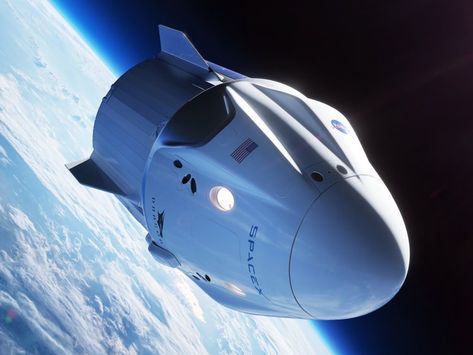 Spacex Dragon, Spacecraft Design, Future Thinking, Spacex Falcon 9, Space Tourism, Space Capsule, Space X, Blue Origin, Nasa Astronauts