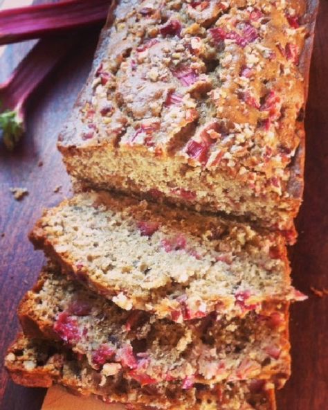 Rhubarb Nut Bread, Rhubarb Bread, Nut Bread Recipe, Whats Cooking, Rhubarb Desserts, Rhubarb Recipes, Nut Bread, Quick Bread Recipes, Dessert Bread