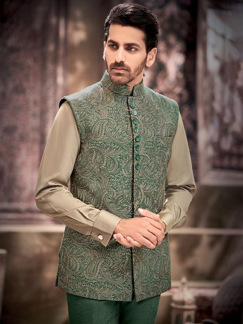 Buy NEHRU Jacketmodi Jacket for Menindian Wedding Dress for Online in India - Etsy Wedding Dress For Men Indian, Indian Wedding Dress For Men, Modi Jacket For Men, Wedding Dress For Men, Unique Mens Wedding Suits, Nehru Jacket For Men, Indian Men, Nehru Jacket, Nehru Jackets