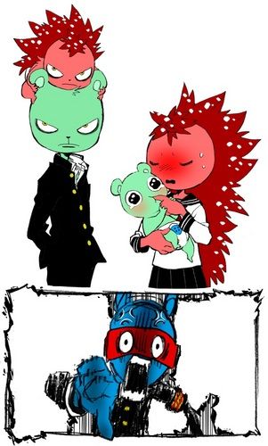 Happy 3 Friends, Flippy X Flaky, Happy Tree Friends Flippy, Casa Anime, Funny Spongebob Memes, Free Friends, Cartoon As Anime, Happy Tree, Lego For Kids