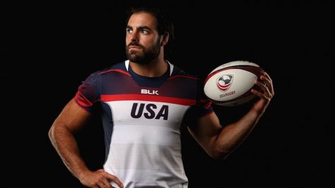 Nate Ebner posing for a portrait at the Olympic Training Center in Chula Vista… Media Day Poses, Olympic Training Center, Rugby Vintage, Olympic Training, Usa Rugby, Rugby Sevens, Rugby Sport, Australian Football, Media Day