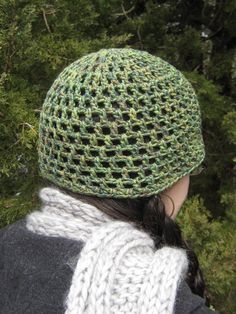 Crochet Binie Hat, Mesh Beanie Crochet, Summer Beanie Crochet, Crochet Cap Pattern Free, Hat Pattern Crochet Free, Cool Crochet Hat, Crochet Patterns Beanie, Crochet Mesh Hat, Crochet Beanie Ideas