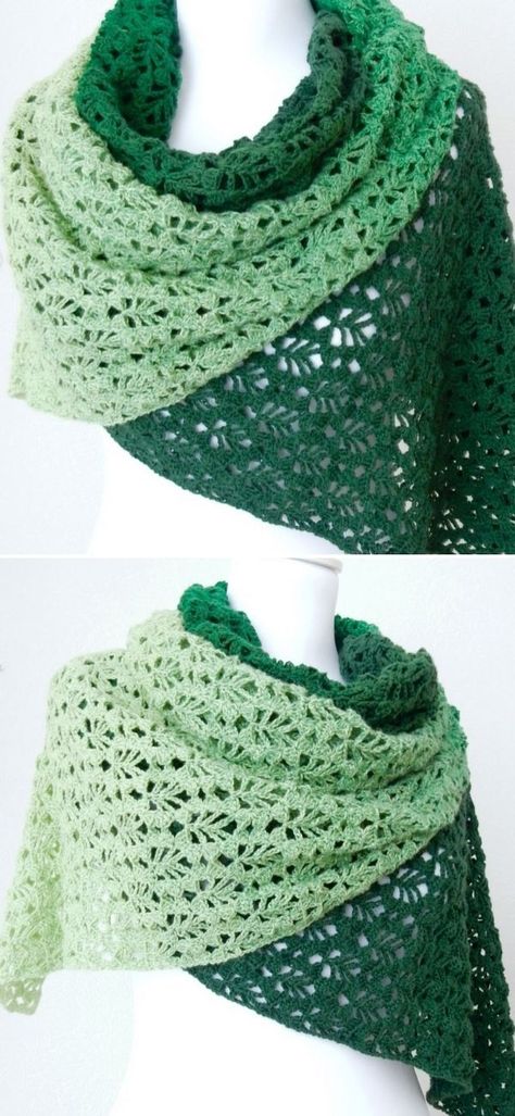 Beautiful Crochet Shawls For Beginners – 1001 Patterns Crochet Long Shawl Pattern Free, Leaf Shawl Crochet Pattern, Light Weight Yarn Crochet Patterns, Crochet Lace Shawl Pattern Free, Crocheted Shawls And Wraps Free, Free Crochet Scarf Patterns, Crochet Shawl Tutorial, Free Crochet Scarf, Shawl Tutorial