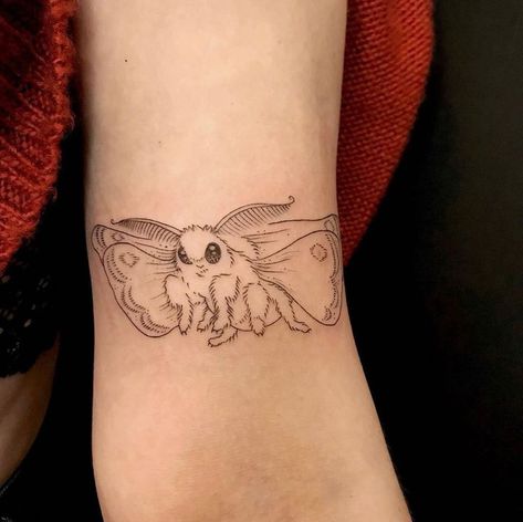 Silk Moth Tattoo, Cryptid Tattoo, Moth Tattoos, Aa Tattoos, Silk Moth, Whimsical Tattoos, M Tattoos, Doodle Tattoo, Moth Tattoo