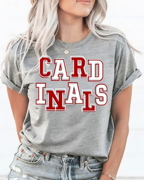 Cardinals Shirt School Shirts Mascot Cardinal Pride tshirt Team Mom Gift Unisex School Mascot Tshirt High School Spirit Shirts Middle School by GameDayTraditions on Etsy High School Spirit Shirts, Mascot Shirts, High School Spirit, Devils Den, Team Mom Gifts, Team Spirit Shirts, Office Shirts, School Spirit Wear, School Store