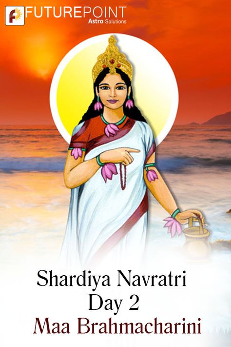 Navratri is a 9-day long Hindu festival which is dedicated to the supreme Goddess Durga. It is an auspicious festival for all the devotees of Goddess Durga. Chetra Navratri, Brahmacharini Maa, Goddess Brahmacharini, Maa Brahmacharini, Shardiya Navratri, Navratri Puja, Durga Pooja, Love Mom Quotes, Hindu Festival