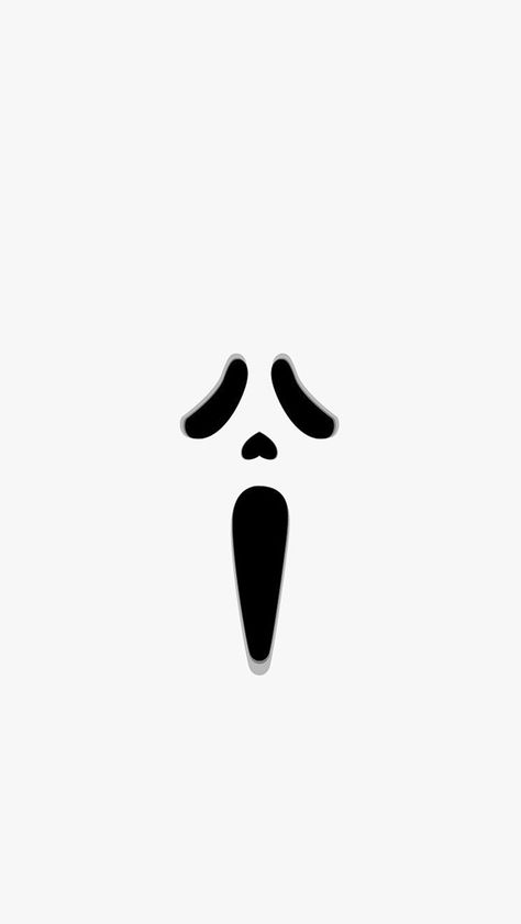 Scream Film Illust Minimal Artwork #iPhone #5s #wallpaper Scream Wallpapers Black, Scream Backgrounds Phone, Minimal Halloween Wallpaper, Scream Stencil, Ghostface Backgrounds Iphone, Ghostface Black Background, Cartoon Eyes Drawing, Snake Wallpaper, Iphone 5s Wallpaper