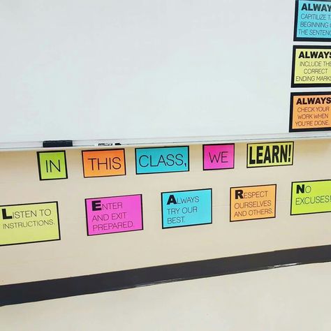 In this Class, we learn! (Acronym) Ag Classroom, Classroom Tour, 5th Grade Classroom, Classroom Organisation, 4th Grade Classroom, 3rd Grade Classroom, Middle School Classroom, Classroom Behavior, Classroom Rules