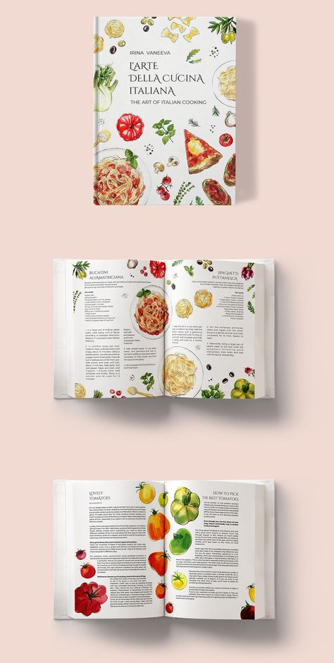 Recipe Book Covers, Recipe Book Design, Book Illustration Design, Ready Meals, Cookbook Design, Craft Gin, Graphic Design Cards, Graphic Design Books, Book Illustration Art