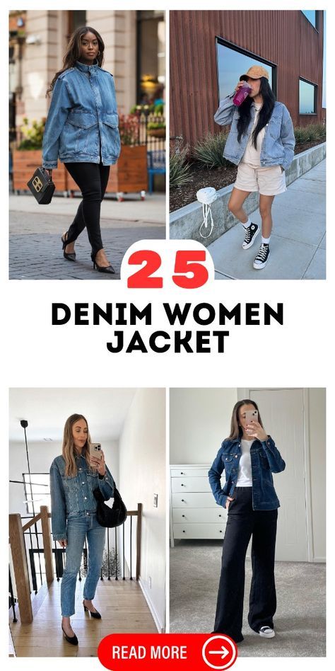 Short Jeans Jacket Outfit, What To Wear With Denim Jacket, Denim Jacket With Skirt, Denim Jacket Women Outfit, Jacket Women Outfit, Denim Jacket Outfit Women, Cropped Denim Jacket Outfit, Style A Denim Jacket, How To Wear Denim Jacket