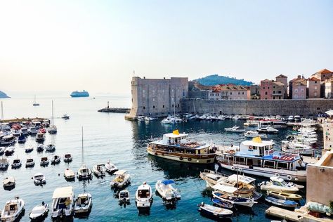 Sea Port, King's Landing, Stone Walkway, Old Port, Medieval Town, Photo Diary, Dubrovnik, Vintage Pictures, Beautiful Islands