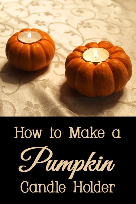 Tips and Tricks for How to Make a Pumpkin Candle Holder - DIY.  Do it yourself. ideas, creative, unique, interior decorating, interior design, house, home, trend Pumpkins On Candle Holders, Pumpkin On A Candle Stick, Diy Pumpkin Candle Holder, Mini Pumpkin Candle Holders, Pumpkin Wine Glass Candle Holder, Pumpkin Candle Holder, Rustic Country Home, Sugar Pumpkin, Pumpkin Candles