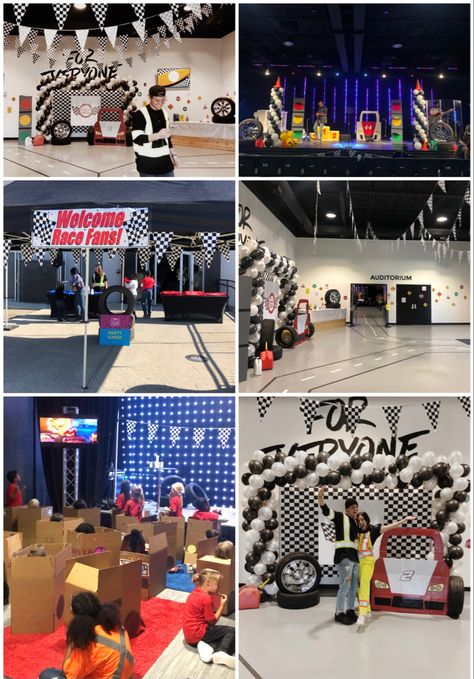 Vbs Race Car Theme, Race Themed Party, Race Theme, Camp Vbs, Vbs 2025, Fair Theme, Summer Bash, Vbs 2023, Vbs 2024