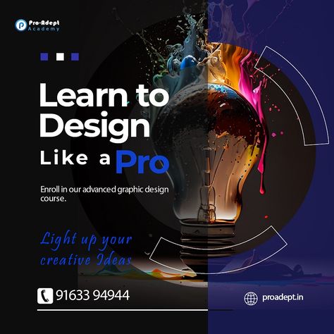 Learn Graphics Designing Graphic Design Course Poster, Graphic Designing Course, Online Graphic Design Course, Learn Graphic Design, Graphic Design Courses, Social Media Branding Design, Media Branding, Social Media Advertising Design, Graphic Design Course