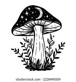 Mystical Fairy, Mushroom Graphic, Graphic Sketch, Fairy Mushroom, Mushroom Tattoos, Mushroom Drawing, Fairy Tattoo, Mushroom Design, Owl Tattoo