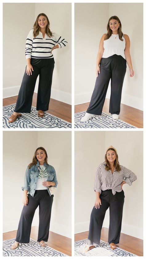 Wide Legs Black Pants Outfit, Wide Leg Black Pants Outfit For Work, Black Wide Leg Pants Outfit Work, Wide Leg Leggings Outfit, Black Wide Leg Pants Outfit Casual, Wide Leg Dress Pants Outfit, Shoes With Wide Leg Pants, Wide Leg Black Pants Outfit, Black Wide Leg Pants Outfit