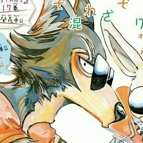 Cat Heart Eyes, Beastars Legoshi, Art Pfps, Manga Pfps, Matching Icons 3, A Wolf, Pfp Icons, Matching Pfps, Matching Pfp