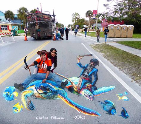 Midsummer Festival, Chalk Art Festival, Chalk Festival, Chalk Artist, Pavement Art, 3d Street Art, Murals Street Art, Art 3d, Chalk Art