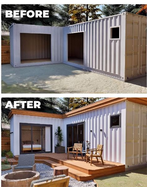 Living Container, Alternative Living, Shipping Container Home Designs, Storage Container Homes, Shipping Container House Plans, Container Houses, Shipping Container Home, Building A Container Home, Christmas Front Porch