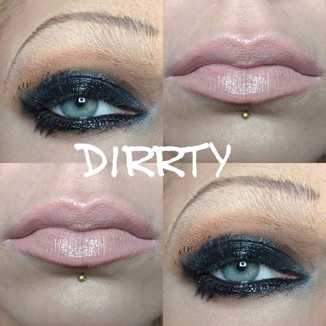 **Christina Aguilera "Dirrty" music video makeup @xtina** ____________________ *Brow Christina Aguilera Eye Makeup, Christina Aguilera Dirrty Makeup, Xtina Makeup 2000s, Christina Aguilera Makeup 2000s, 2000s Mcbling Makeup, 2000s Club Makeup, Late 2000s Makeup, Christina Aguilera Dirrty Costume, Trashy Makeup Looks