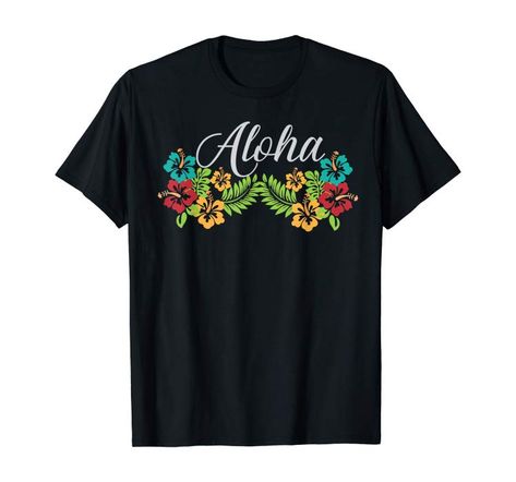 Amazon.com: AlOHA Hawaii T-shirt from the island. Feel the Aloha Spirit: Clothing Hawaii Hibiscus Flower, Hawaii Tshirt, Hawaii Hibiscus, Hawaiian T Shirt, Flower T Shirt, Aloha Friday, Spirit Clothing, Aloha Beaches, Aloha Spirit