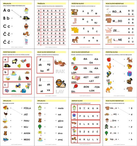 Sequencing Activities Preschool, Spanish Word Wall, Croatian Language, Serbian Language, Preschool Patterns, Phonics Chart, Reported Speech, Cvc Word Activities, Blends Worksheets