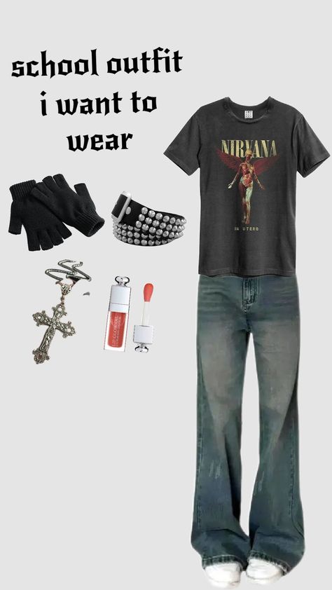 I'll probably buy a shirt like that one day :D #outfit Green Day Outfit, Day Outfit, Green Day, One Day, Outfit Of The Day, Cool Outfits, Green, Pins, Clothes