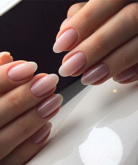 dream nails Oval Nail Art, Oval Nails Designs, Nails Oval, Unghie Sfumate, French Pedicure, Round Nails, Nail Art Wedding, Oval Nails, Beach Nails