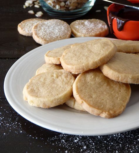 Coconut Oil Cookies, Cookies Photography, Vegan Shortbread Cookies, Vegan Shortbread, Healthier Sweets, Cooking Stuff, Coconut Oil Recipes, Vegan Coconut, Cookies Vegan