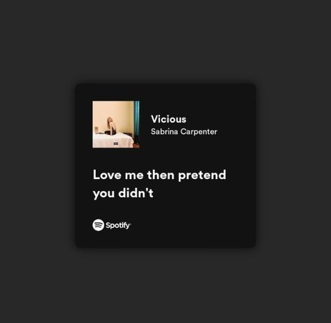 Vicious Sabrina Carpenter Lyrics, How Many Things Sabrina Carpenter, Vicious Sabrina Carpenter, Sabrina Carpenter Quotes, Lyrics Apple Music, Sabrina Lyrics, Sabrina Carpenter Lyrics, Carpenter Quote, Sabrina Core