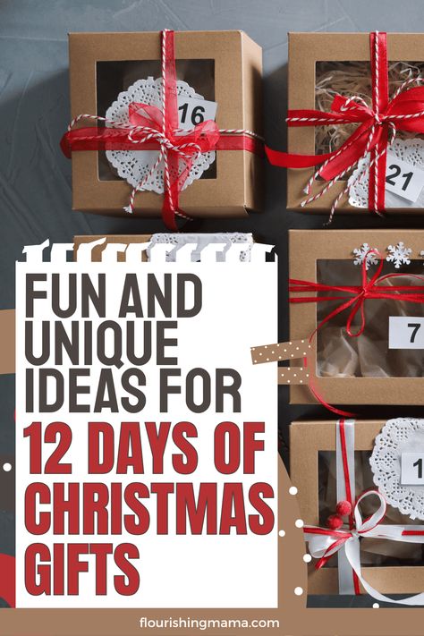 12 Days Of Christmas Cards Ideas, Ideas For 12 Days Of Christmas Gifts, 5 Days Of Christmas Ideas For Work, 12 Days Of Christmas Gift Ideas, 12 Days Of Christmas Ideas, 12 Days Of Xmas, Lesson Activities, The 12 Days Of Christmas, Christmas Gift Exchange