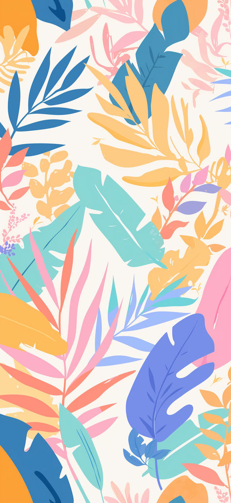 #SummerWallpaper #iPhoneBackground #TropicalPrints #BeachVibes #summerprints #tropical #iphone Pastel Summer Wallpaper, Summer Mobile, Beach Pattern, Mural Ideas, Pastel Pattern, Cute Pastel, Trendy Wallpaper, Tropical Design, Whimsical Illustration