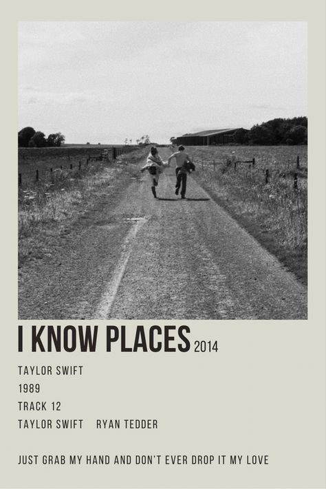 1989 Minimalist Poster, I Know Places Poster Taylor Swift, Alternative Minimalist Music Album Polaroid Poster Taylor Swift, I Know Places Taylor Swift Aesthetic, Alternative Minimalist Album Covers Taylor Swift, 1989 Widgets, Taylor Swift I Know Places, Bestie Songs, I Know Places Taylor Swift