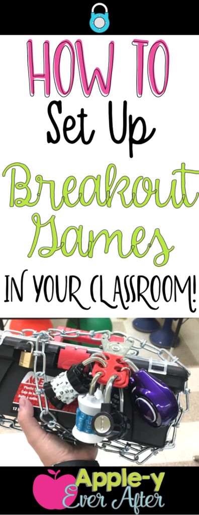 Breakout Games and Inquiry in the Classroom - Part 2 - Apple-y Ever After Classroom Games Elementary, Breakout Games, Breakout Room, Library Makerspace, Escape The Classroom, Mathematical Thinking, Breakout Edu, Breakout Game, Elementary Classroom Themes