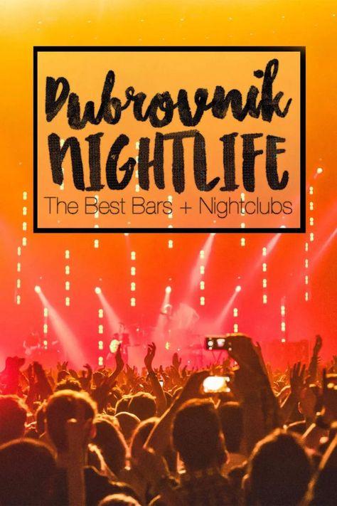 Is there good nightlife in Dubrovnik? The short answer is - yes! There's plenty to do when the sun goes down here, and Dubrovnik nightlife is definitely worth checking out. Whether you are… More Tomorrowland Festival, Festival Planning, Backpack Through Europe, Night Bar, Bars And Clubs, Festivals Around The World, City Vacation, Best Bars, Party Bars