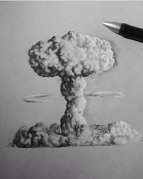 Explosion Mushroom Cloud, Nuke Explosion Drawing, Mushroom Cloud Illustration, Chernobyl Drawing, Mushroom Cloud Drawing, Nuke Drawing, Mushroom Cloud Art, Mushroom Cloud Tattoo, Nuclear Wallpaper