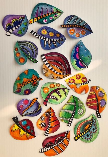 Stones Art, Art Stone, Craft Paint, Dot Art Painting, Rock Painting Designs, Rock Painting Art, Painted Leaves, Painted Stones, Rock Crafts