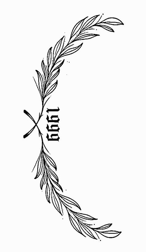 Wreath Tattoo Men, Laurel Tattoo Design, Laurel Tattoo, Laurel Wreath Tattoo, Wreath Tattoo, Cool Tattoo Drawings, Back Of Neck Tattoo, Pancho Villa, Traditional Tattoo Sleeve