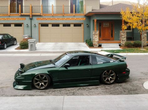 Nissan 240sx S13 Good Morning Starshine, 240sx S13, Nissan 180sx, Silvia S13, R34 Gtr, Best Jdm Cars, Nissan 240sx, Drifting Cars, Awesome Cars