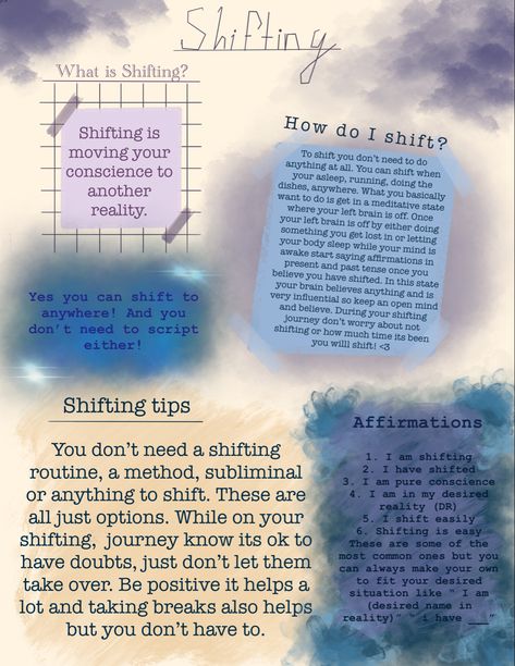 Shifting Methods Without Visualization, Best Shifting Methods For Beginners, Shifting For Beginners, Shifting Realities Method, How To Shift Realities For Beginners, Shifting Methods For Beginners, How To Shift, Shifting Affirmations, Lucid Dreaming Dangers