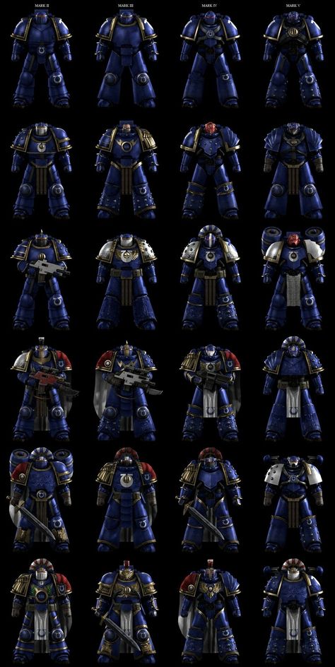 WH40k chapter marines Ultramarines 30k Art, Warhammer 40000 Miniatures, Space Marine Legions, Warhammer 40k Astartes, Warhammer 40k Rpg, Space Marines 40k, Space Marine Art, Warhammer 40k Space Marine, 40k Space Marine