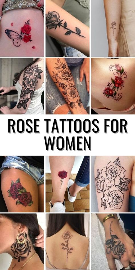 A front shoulder tattoo can be a unique and symbolic way to showcase your personal style and beliefs. These tattoos can range from intricate designs t... Rose Flower Tattoos For Women, Simple Rose Tattoos For Women, Black Roses Tattoo Design, Arm Rose Tattoos For Women, Back Of Forearm Tattoos For Women, Unique Rose Tattoo, Front Shoulder Tattoo, Red Rose Tattoos, Rose Chest Tattoo