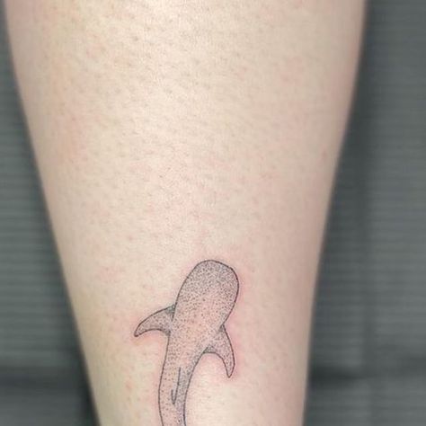 Cute Whale Shark, Town Tattoo, Whale Shark Tattoo, Cute Whale, Shark Tattoos, Hand Poked Tattoo, Cute Whales, Hand Poke, Ghost Town