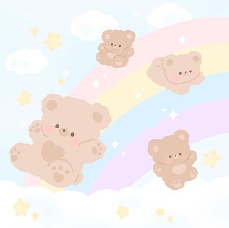 Christmas Lily, Hello Sticker, Emo Pfp, Pastel Poster, Cute Bear Drawings, Baby Illustration, 강아지 그림, Cute Desktop Wallpaper, Cute Tumblr Wallpaper