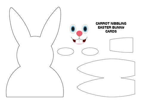 Easter Bunny Cards, Bunny Cards, Bunny Carrot, Easy Easter Crafts, Easy Easter, Pop Up Cards, Holiday Greetings, Easter Decorations, Easter Crafts